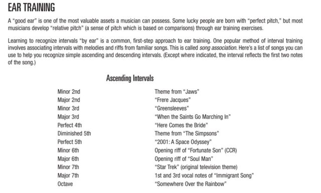 EarTrainingUsing intervals
