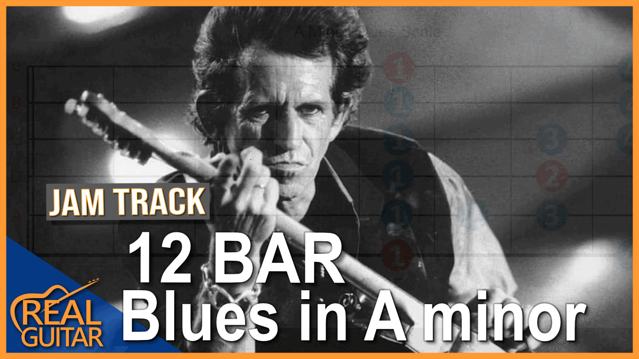 12 Bar Blues Backing Track in A Minor