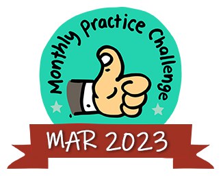 Badges Monthly Practice Challenge RGS