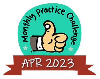 Badges Monthly Practice Challenge RGS