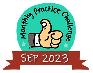 Badges Monthly Practice Challenge RGS