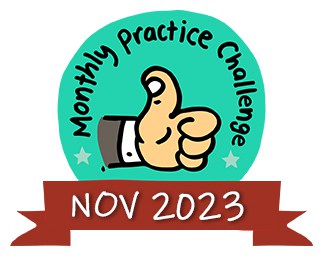 Badges Monthly Practice Challenge RGS